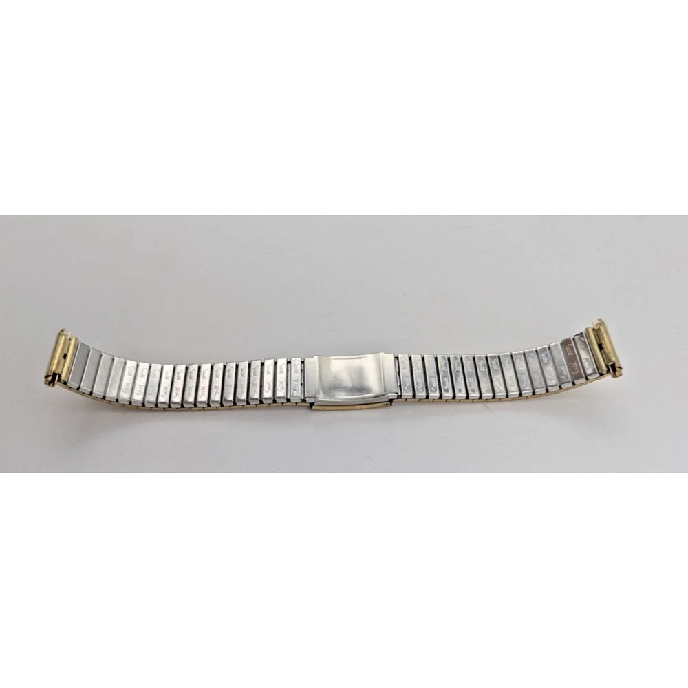 Speidel Gold Twist O Flex Stainless Steel Mens Watch Band